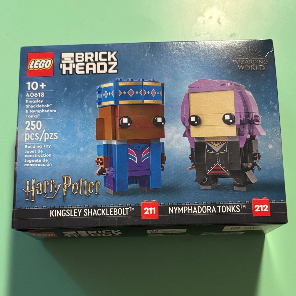 LEGO BrickHeadz Kingsley Shacklebolt/Nymphadora Tonks Set 40618, Harry Potter